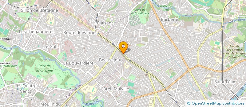 localisation de l'entreprise KN CREATION à NANTES