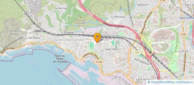 localisation de l'entreprise KN IMMO à MARSEILLE