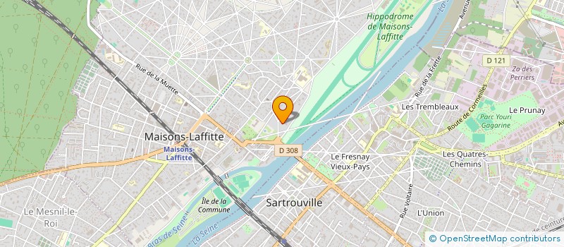 localisation de l'entreprise KN INDUSTRIE à MAISONS-LAFFITTE