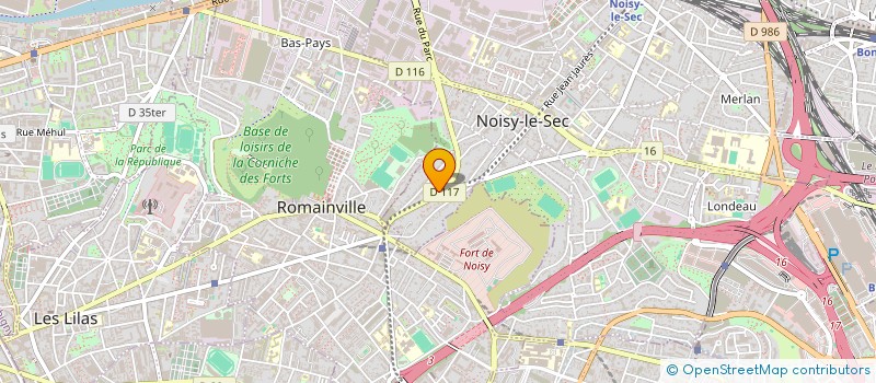 localisation de l'entreprise KN INFORMATIQUE à NOISY-LE-SEC
