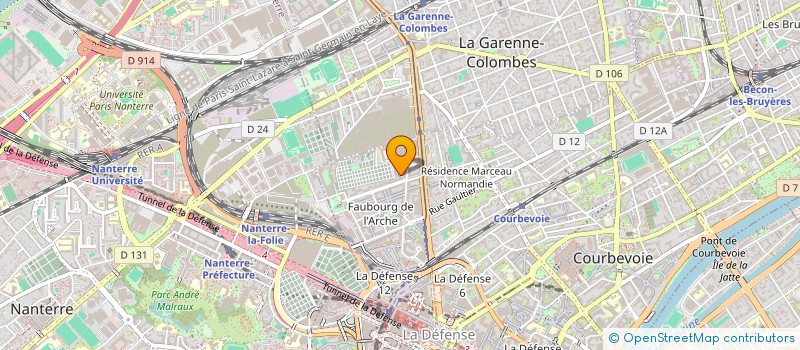 localisation de l'entreprise KN PRESTIGES à COURBEVOIE