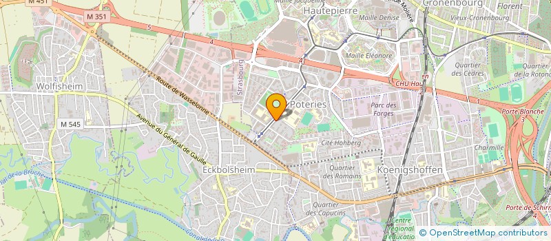 localisation de l'entreprise KN RESTAURATION à STRASBOURG