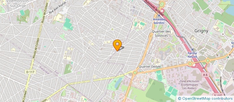 localisation de l'entreprise KN SERVICES à VIRY-CHATILLON