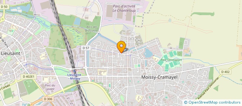 localisation de l'entreprise KN.TAXI  MOISSY-CRAMAYEL