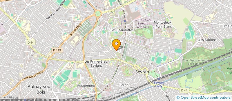 localisation de l'entreprise KN TRANSPORTS  SEVRAN