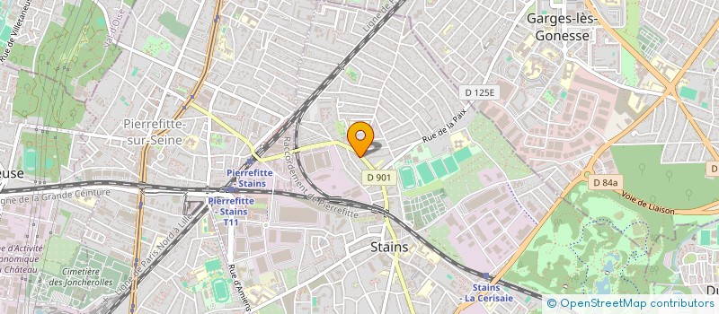 localisation de l'entreprise KN2E à STAINS