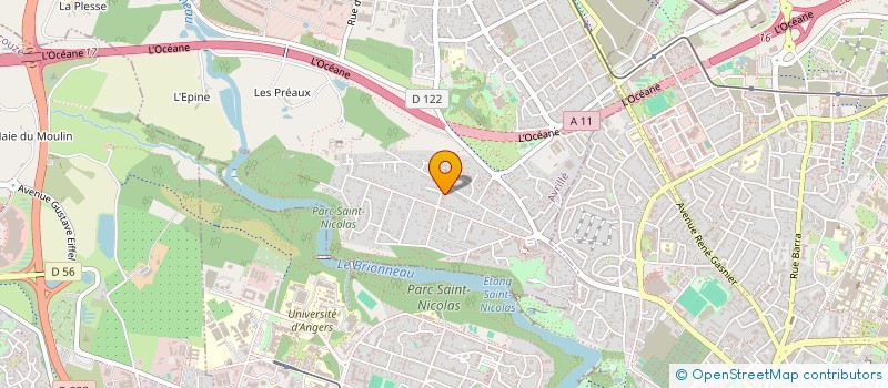 localisation de l'entreprise KN2R à AVRILLE