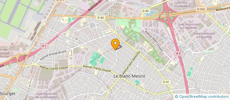 localisation de l'entreprise KNA à LE BLANC-MESNIL