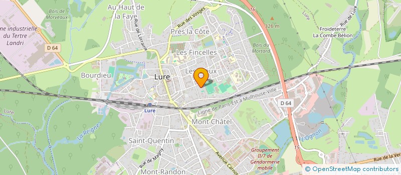 localisation de l'entreprise KNA MOTORS  LURE