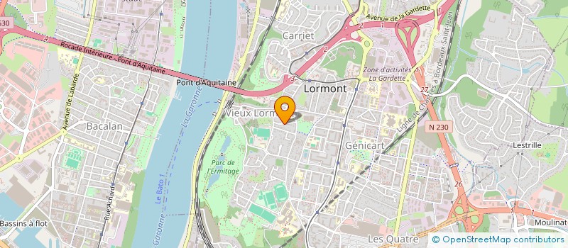 localisation de l'entreprise KNACKI 3009  LORMONT