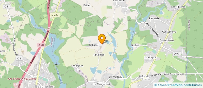 localisation de l'entreprise KNAPOFHOWAR à LIMOGES