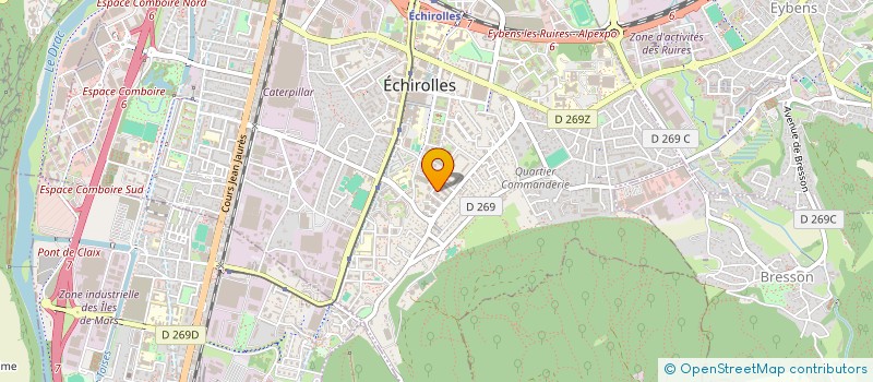 localisation de l'entreprise KNAUER-NICOUL à ECHIROLLES