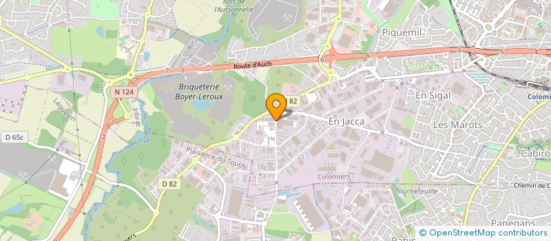 localisation de l'entreprise KNAUF SUD à COLOMIERS