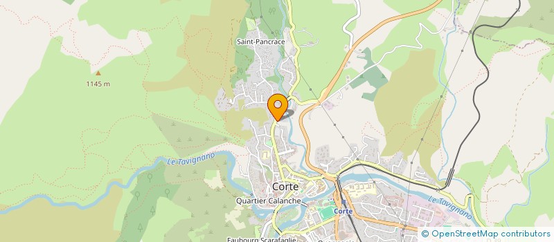 localisation de l'entreprise KNBL CORTE à CORTE