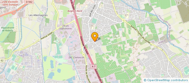 localisation de l'entreprise KNC CREATIONS  VEDENE