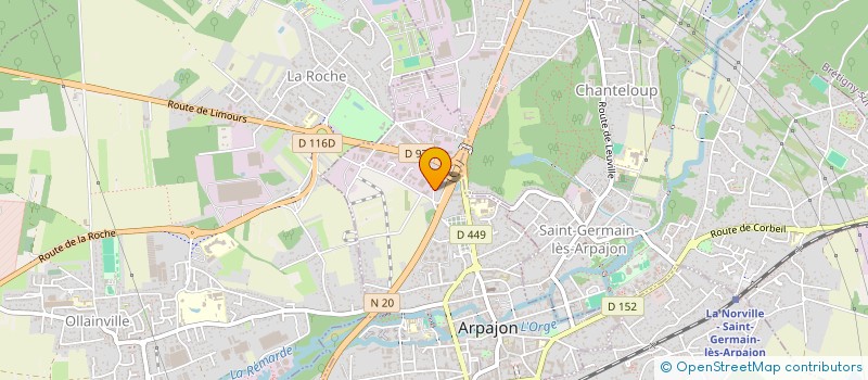localisation de l'entreprise KND LOCATION PREMIUM PLUS à ARPAJON