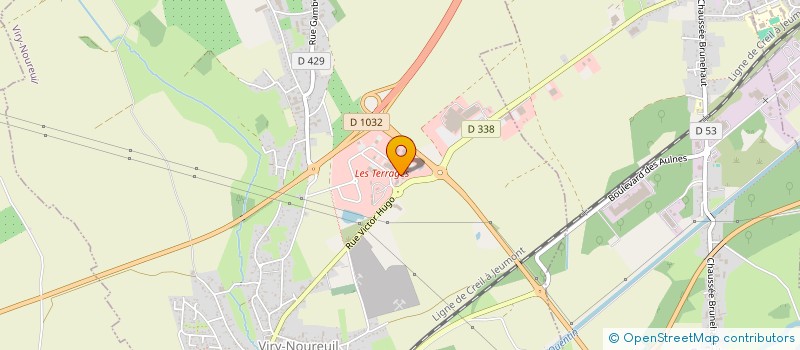 localisation de l'entreprise KNE DISTRIBUTION à CHAUNY