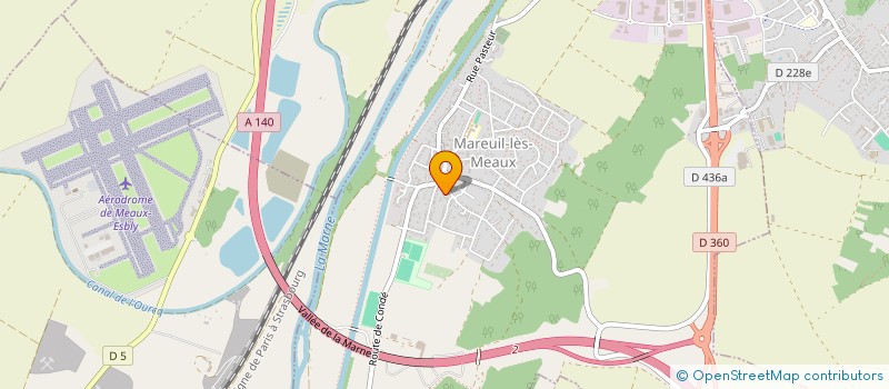 localisation de l'entreprise KNE GESTION à MAREUIL-LES-MEAUX