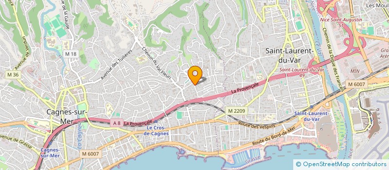 localisation de l'entreprise KNEIDER ELECTRONIC à CAGNES-SUR-MER