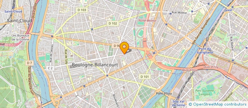 localisation de l'entreprise KNF à BOULOGNE-BILLANCOURT