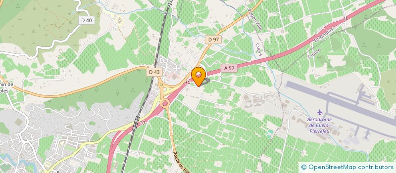 localisation de l'entreprise KNF ELEVAGE à CUERS
