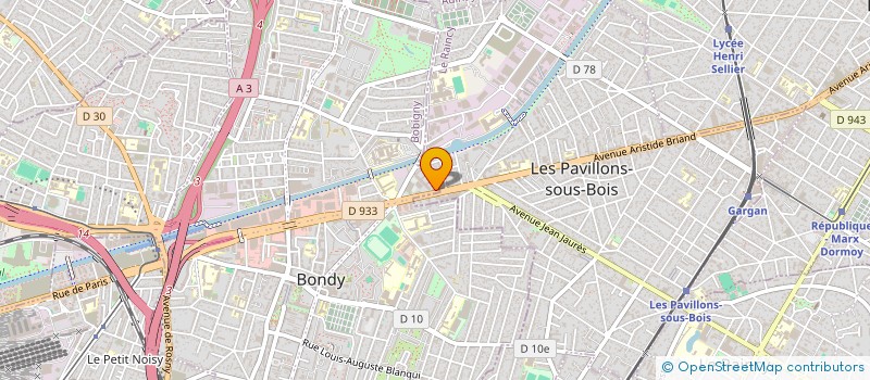 localisation de l'entreprise KNF SOLIDARITE à BONDY