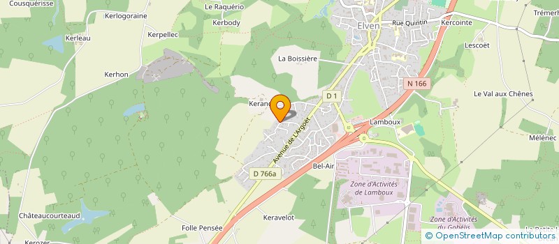 localisation de l'entreprise KNG INVEST  ELVEN