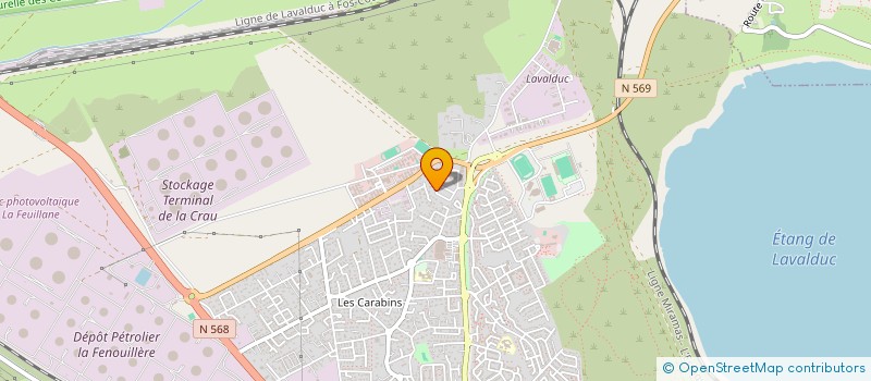 localisation de l'entreprise KNIDEL TRANSPORT  FOS-SUR-MER