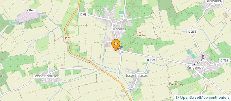 localisation de l'entreprise KNIPPER HABITAT  KIRRWILLER