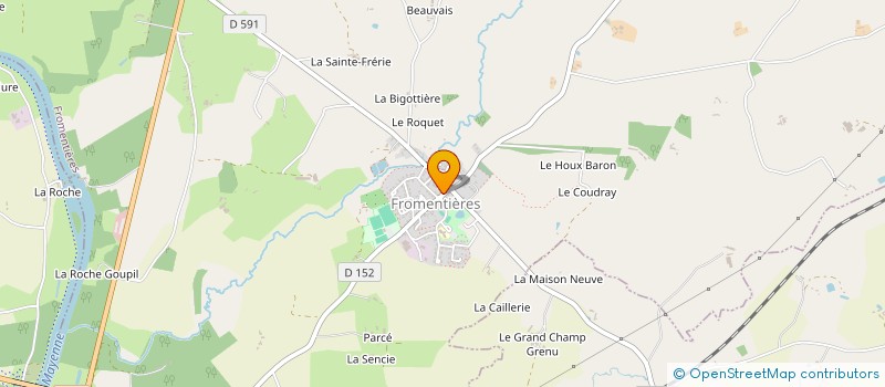 localisation de l'entreprise KNIVES AND EXPERIENCES  LA ROCHE-NEUVILLE