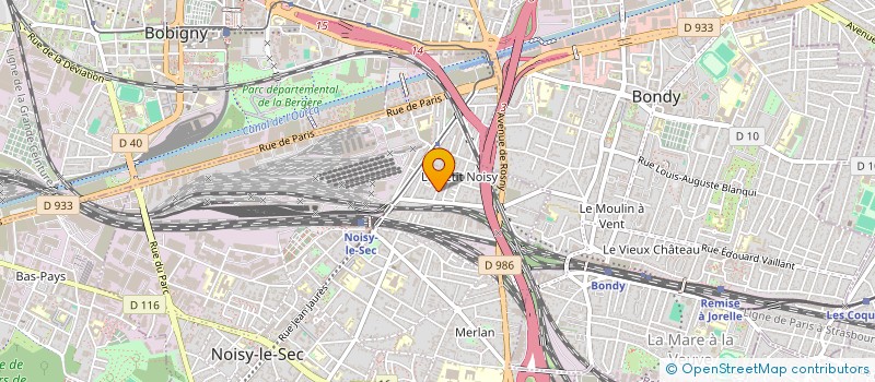 localisation de l'entreprise KNJ à NOISY-LE-SEC