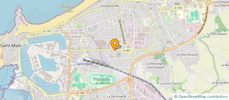 localisation de l'entreprise KNJ PEINTURE  SAINT-MALO