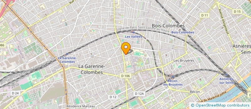 localisation de l'entreprise KNK CONSEIL à LA GARENNE-COLOMBES