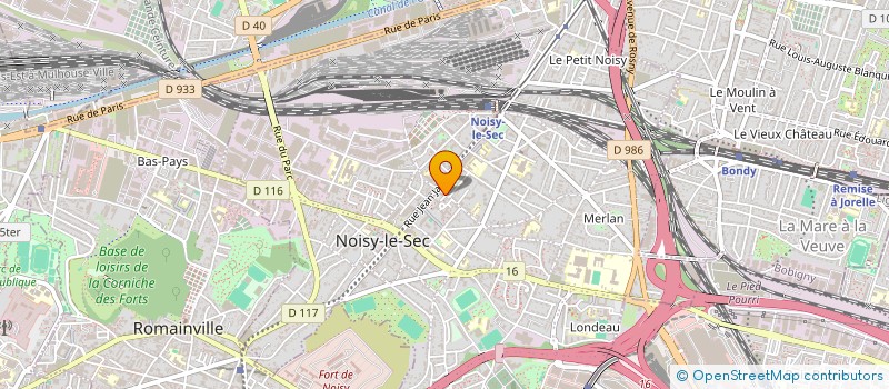localisation de l'entreprise KNK HABITAT à ROSNY-SOUS-BOIS