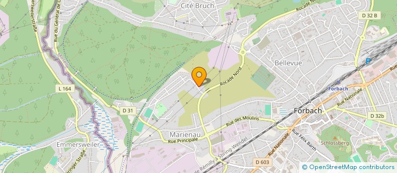 localisation de l'entreprise KNK PERGOLA GRAND EST  FORBACH