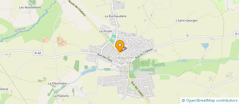 localisation de l'entreprise KNL à L'AIGUILLON-SUR-VIE