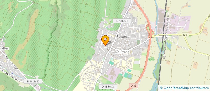 localisation de l'entreprise KNL ARCHITECTURE  ROUFFACH