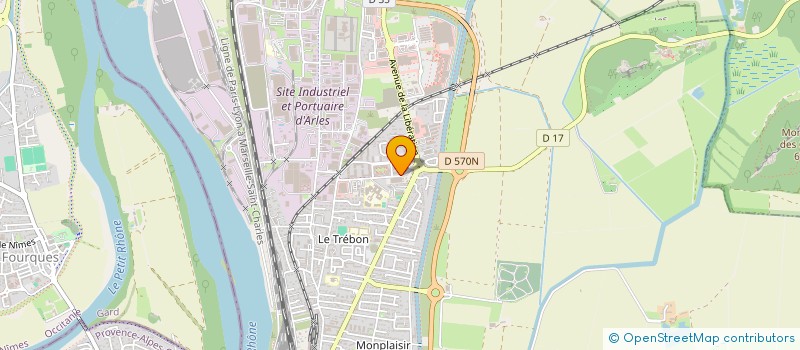 localisation de l'entreprise KNL ARLESIENNE  ARLES