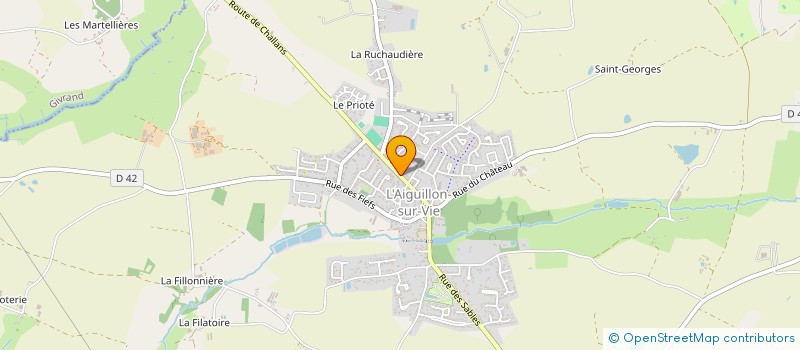 localisation de l'entreprise KNL PIZZA à L'AIGUILLON-SUR-VIE