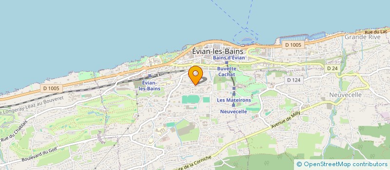 localisation de l'entreprise KNLP  EVIAN-LES-BAINS