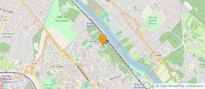 localisation de l'entreprise KNNS  EVRY-COURCOURONNES