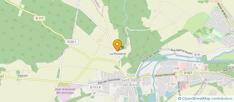 localisation de l'entreprise KNOCK à SAINT-DENIS-LANNERAY