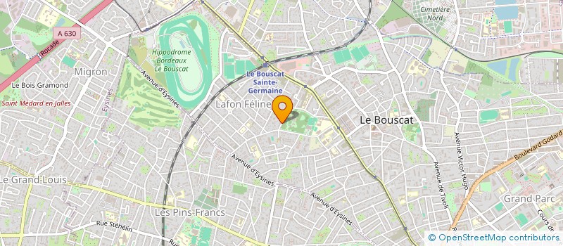 localisation de l'entreprise KNOCK à LE BOUSCAT