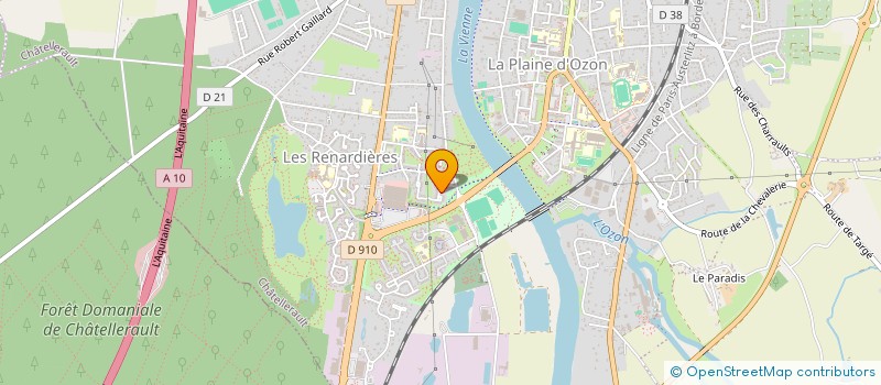 localisation de l'entreprise KNOCK DOWN BOXING CLUB  CHATELLERAULT