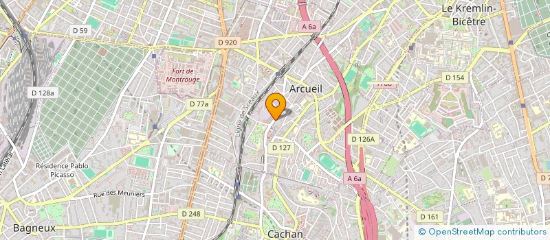 localisation de l'entreprise KNOKKE  ARCUEIL