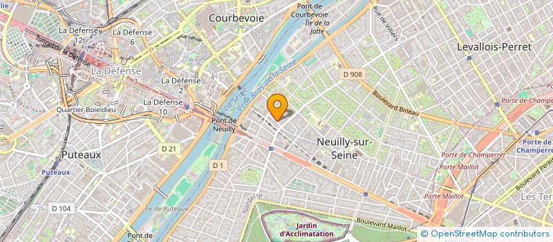 localisation de l'entreprise KNOLL PRESTIGE PACKAGING à COURBEVOIE
