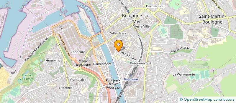 localisation de l'entreprise KNOP à BOULOGNE-SUR-MER
