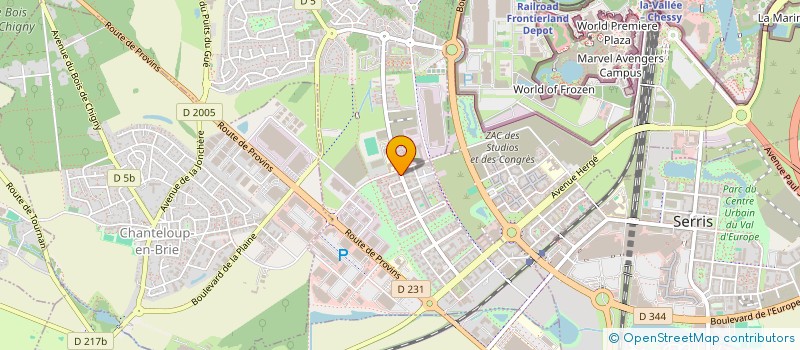 localisation de l'entreprise KNOP ROUSSEAU  MONTEVRAIN