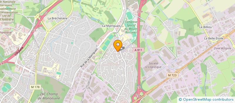 localisation de l'entreprise KNOWESIA à CARQUEFOU