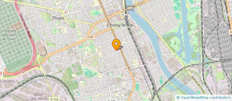 localisation de l'entreprise KNOWLEDGE, COMPUTING & LEARNING à CHOISY-LE-ROI
